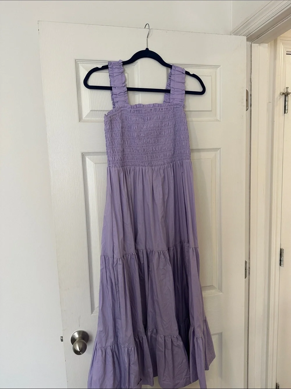 Abercrombie & Fitch Lilac Smocked Dress